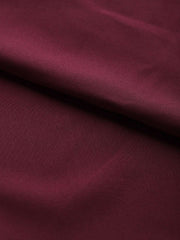 Women Burgundy Yoke Design Satin Anarkali Kurta