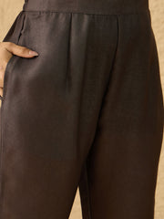 Linen Embroidered Tunic with Trousers