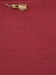 Maroon Floral Embroidered Sequinned Unstitched Dress Material