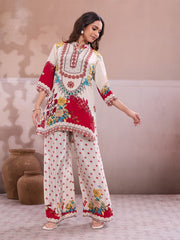 Printed Tunic With Trousers Co-Ords