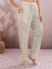 Floral Printed Tunic with Palazzos