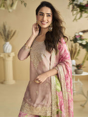 Pink Festive Wear Gharara Suit