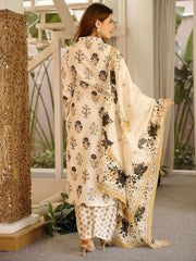 Off White Causul Wear Cottan Kurta Set