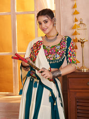 Multi Color Cotton Chaniya Choli for Navratri Dandiya Raas