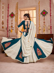 Multi Color Cotton Chaniya Choli for Navratri Dandiya Raas