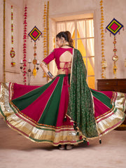 Festive Multi Color Cotton Chaniya Choli for Navratri
