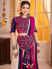 Multi Color Viscose Cotton Navratri Chaniya Choli