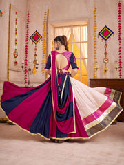 Multi Color Viscose Cotton Navratri Chaniya Choli