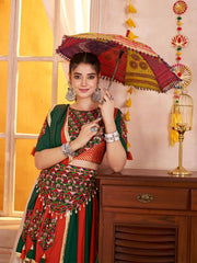 Gorgeous Multi Color Navratri Special Ghagra Choli