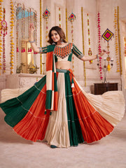 Multi Color Viscose Cotton Traditional Navratri Chaniya Choli