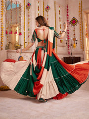 Multi Color Viscose Cotton Traditional Navratri Chaniya Choli