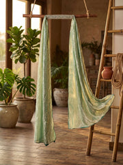 Mint Green Handwork and Embroidered Indo Western Palazzo Dress