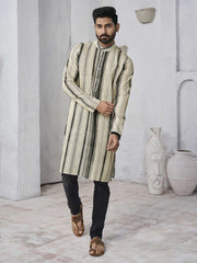 Striped Pure Cotton Straight Kurta