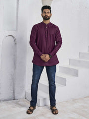 Band Collar Straight Kurta