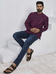 Band Collar Straight Kurta