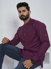 Band Collar Straight Kurta