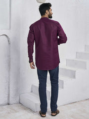 Band Collar Straight Kurta