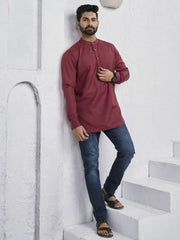 Band Collar Straight Kurta