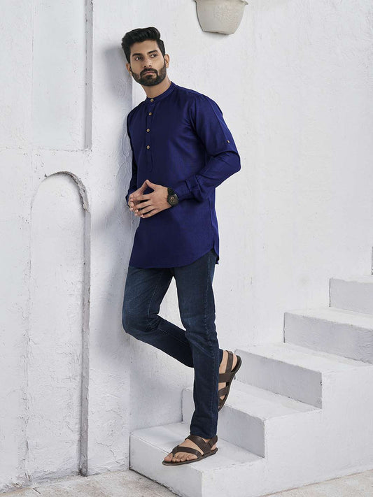 Band Collar Straight Kurta