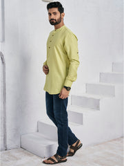 Band Collar Straight Kurta