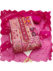 Rani Viscos Banarasi Kurta Set
