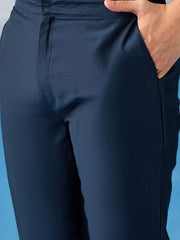 Men Ethnic Motifs Embroidered Regular Sequinned Kurta with Trousers