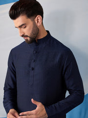 Men Regular Thread Work Kurta with Trousers