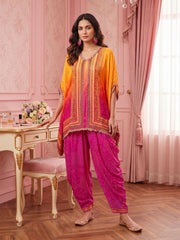 Bling & Sparkly Silk Embellished Tunic with Palazzos