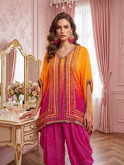 Bling & Sparkly Silk Embellished Tunic with Palazzos