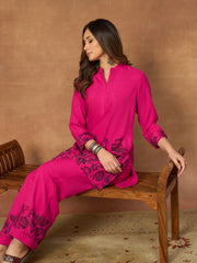 Floral Printed Tunic with Palazzos