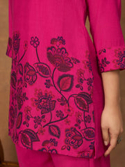 Floral Printed Tunic with Palazzos