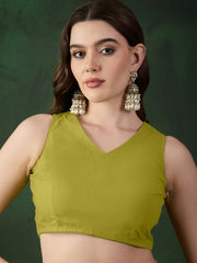 Mukaish Work Embellished Saree With Unstitched Blouse