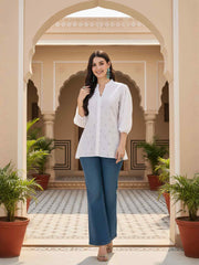 Ethnic Motifs Embroidered Kurti