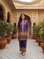Printed Tunic with Palazzos