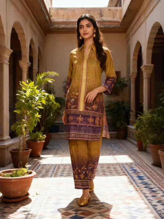 Printed Tunic with Trousers