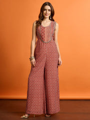 Women Geometric Printed Basic Jumpsuit