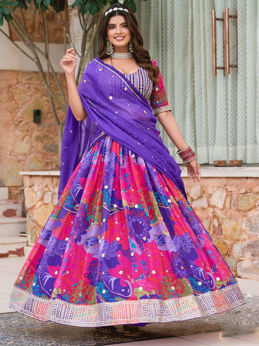 Miraculous Multi Colour Lehenga Choli