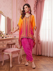 Bling & Sparkly Silk Embellished Tunic with Palazzos