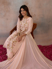Women Ethnic Motifs Embroidered Regular Thread Work Kurta with Palazzos & With Dupatta