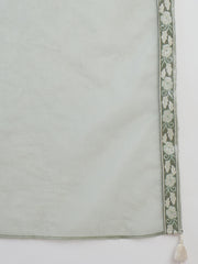 Women Floral Thread Embroidered Kurta & Palazzo with Dupatta