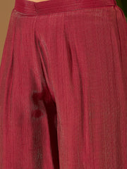 Ethnic Motifs Embroidered Thread Work Kurta With Trousers & Dupatta