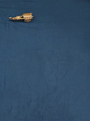 Teal Floral Embroidered Sequinned Unstitched Dress Material