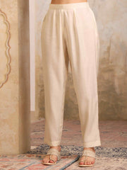 Women Floral Embroidered Regular Kurta with Trousers & With Dupatta