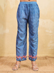 Floral Printed Shirt with Trousers