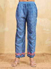 Floral Printed Shirt with Trousers