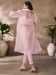 Embroidered Organza Party Wear Kurti