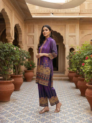 Printed Tunic with Palazzos