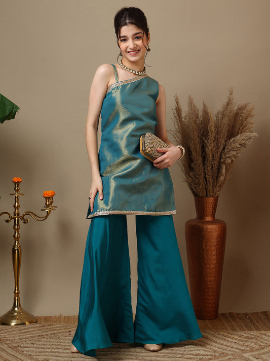 Girls Regular Gotta Patti Kurta with Palazzos