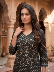 Printed Tunic with Palazzos