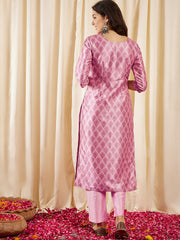 Women Ethnic Motifs Printed Regular Kurta with Trousers